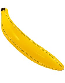 STOR Oppblåsbar Banan 80 cm