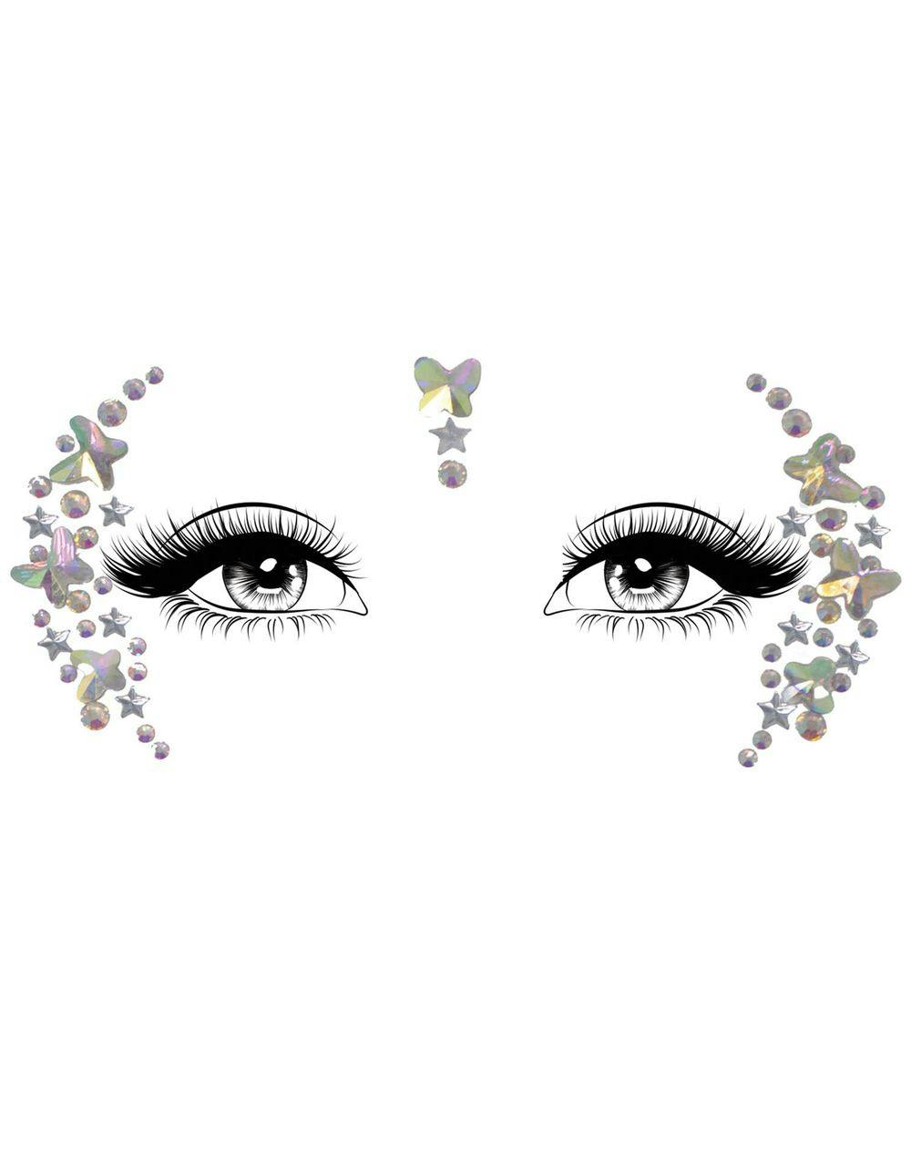 Elera Face Jewels Ansiktsstenar / Smycken Ansikt och Kroppsmycken