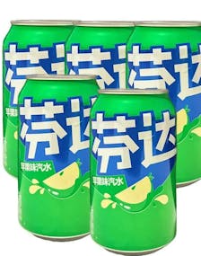 12 stk Fanta Green Apple 330 ml - Helt Brett (Asia Import)
