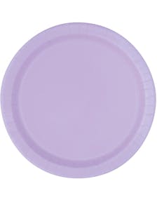 16 st Lavendelfärgade Papptallrikar 22 cm
