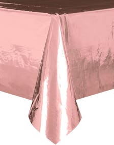 Rosé Guldfärgad Plastduk 274x137 cm