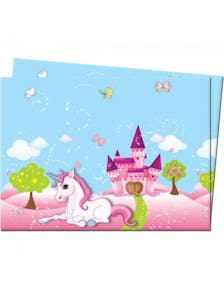 Plastduk 120x180 cm - Unicorn Castle