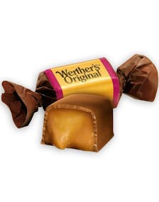 1 kg Werthers Original Soft Chocolate Toffees - Myke Karameller med Sjokoladefyll