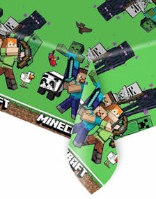 Plastduk180x120 cm - Minecraft Party