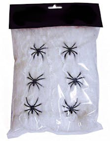 Spindelnät med 6 Spindlar Dekoration