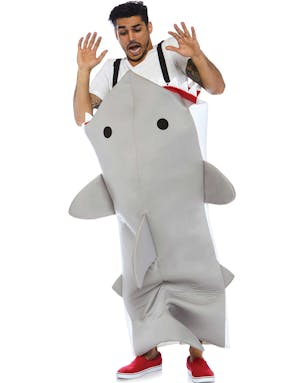 Shark Attack Unisex Haikostume - Fisk & Havkostumer - Dyrekostumer - Kostumer efter Tema Kostumer KARNEVAL