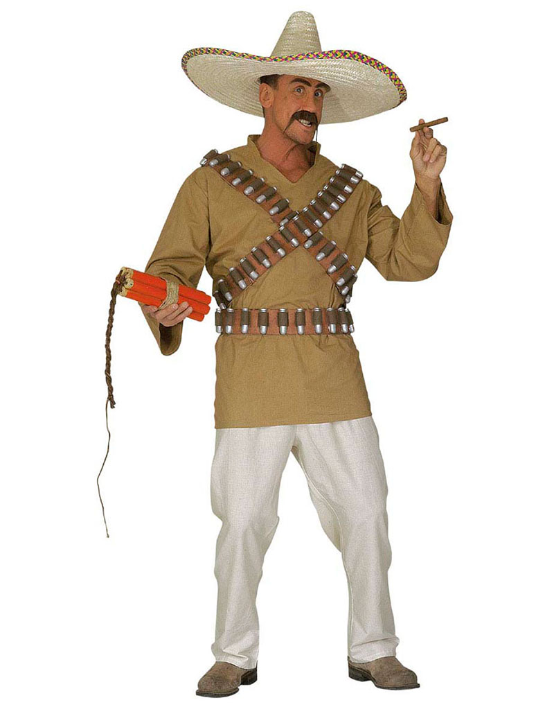 Skøn elektropositive Arashigaoka Mexicansk Bandit Herrekostume - Mexico - Andre Temaer - Kostumer efter Tema  - Kostumer - KARNEVAL