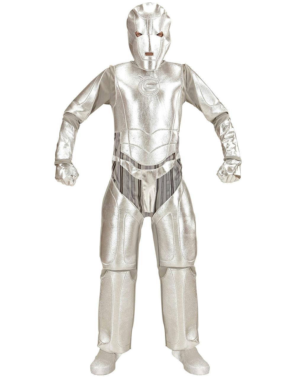Sølvfarvet Robotkostume til Børn Sci-Fi - Temaer Kostumer efter Tema - Kostumer -