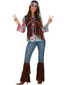 Komplett Hippie Kostyme til Dame