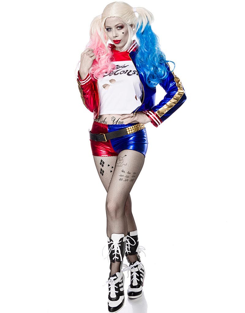 Harley Quinn Inspireret Luksuskostume - Suicide Squad Film & - Kostumer efter Tema - Kostumer - KARNEVAL