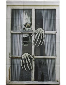 Zombie - Vindus Dekorasjon 120x80 cm