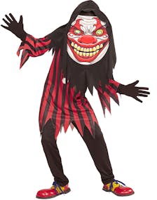 Horror Clown - Barnekostyme med Maske