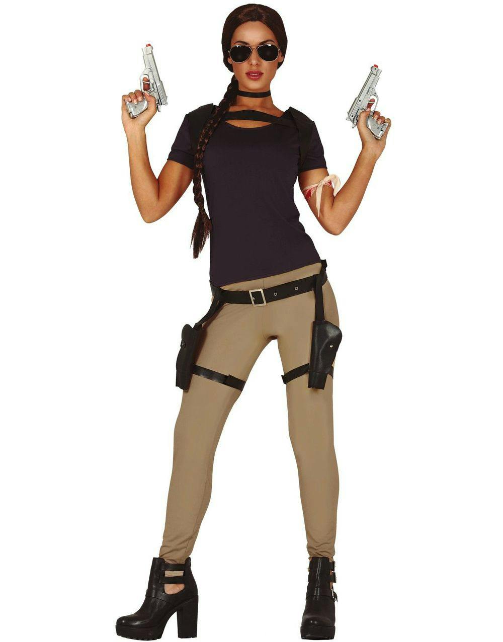 Manners strategi sporadisk Lara Croft Inspireret Damekostume - Lara Croft - Tomb Raider - Film & TV -  Kostumer efter Tema - Kostumer - KARNEVAL