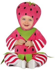 Søtt Jordbær - Kostyme til Baby