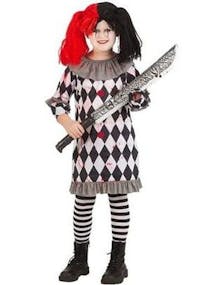 Creepy Clown Kostyme til Barn 