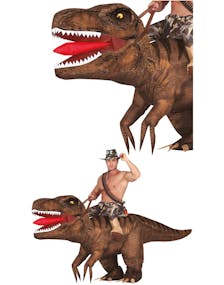 Oppblåsbart Dinosaur Piggyback Unisex Kostyme