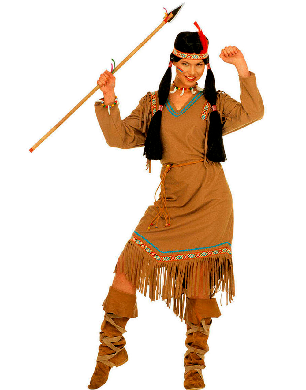Indianer Kvinne Kostyme andre Cowboy & Ville Vesten