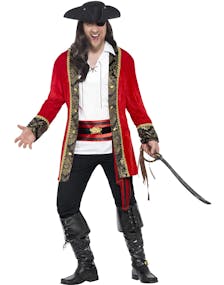 Pirat Kapteinen av Tortuga Herrekostyme