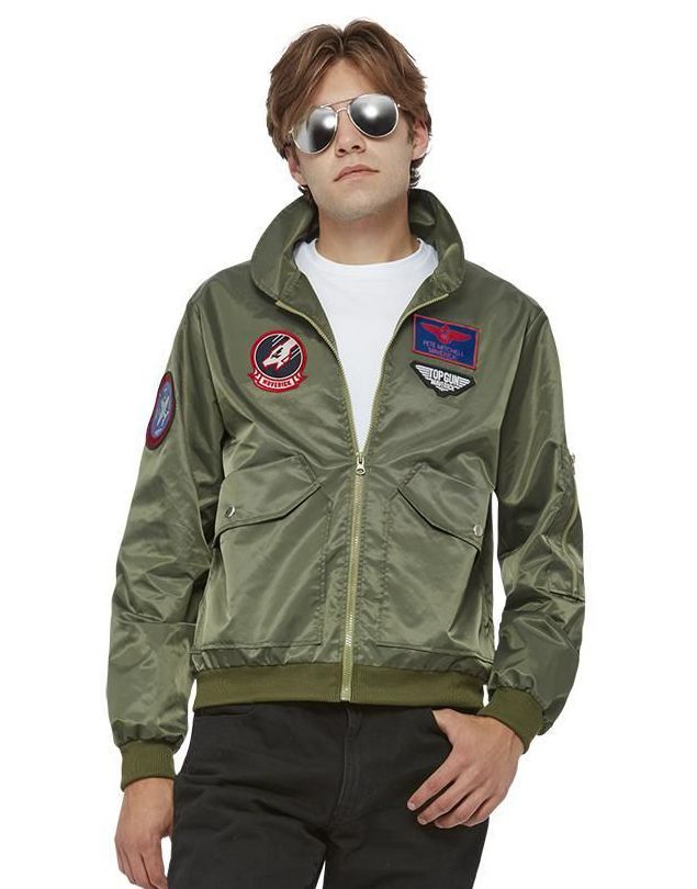 Maverick Bomber Jacket - Licenseret Top Gun Kostumejakke til Mand Top Gun - & - Kostumer efter Tema - - KARNEVAL