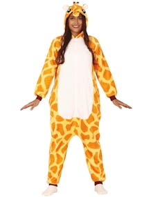 Unisex Giraff Kostyme i Plysj