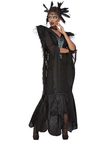Deluxe Raven Queen Kostyme til Dame