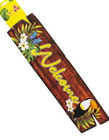 Welcome Hawaii Pappskilt 49x13 cm - Toucan