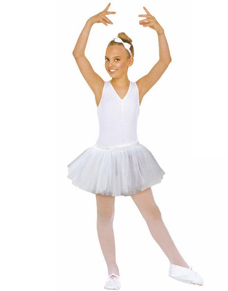 At Kridt Samtykke Hvit Ballerina Tutu - Kostyme Skjørt Barn og andre Kostymer Barn