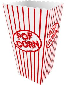 10 stk Retro Popcornbeger 