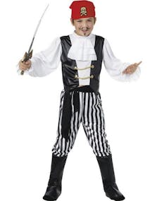 Ung Pirat Pojke - Komplett Barnkostym