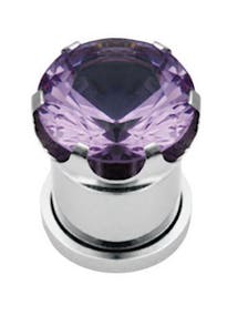 Enchanted Purple Stone - Piercing Plugg