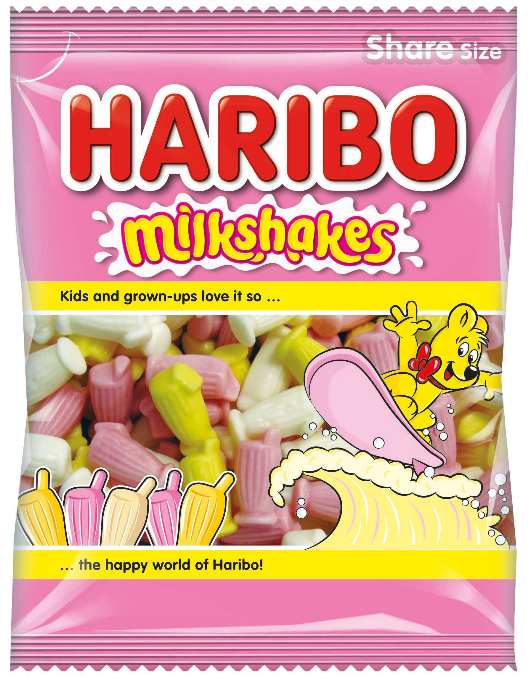 Haribo Milkshakes 140 - Se Alle Vores - Slik Chokolade - SLIK