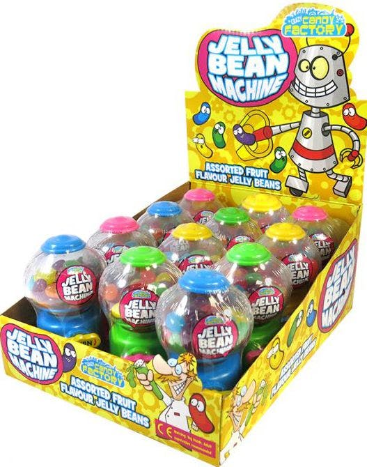 12 st Mini Jelly Bean Machine Liten Jelly Bean Dispenser Hel låda