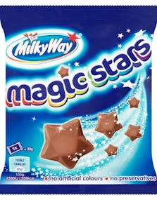 Milky Way Magic Stars - Pose med Porøse Melkesjokolade Stjerner