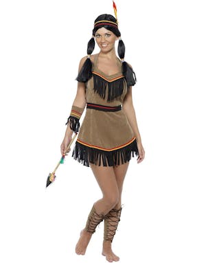 Indianerjenta på Eventyr - Kostyme