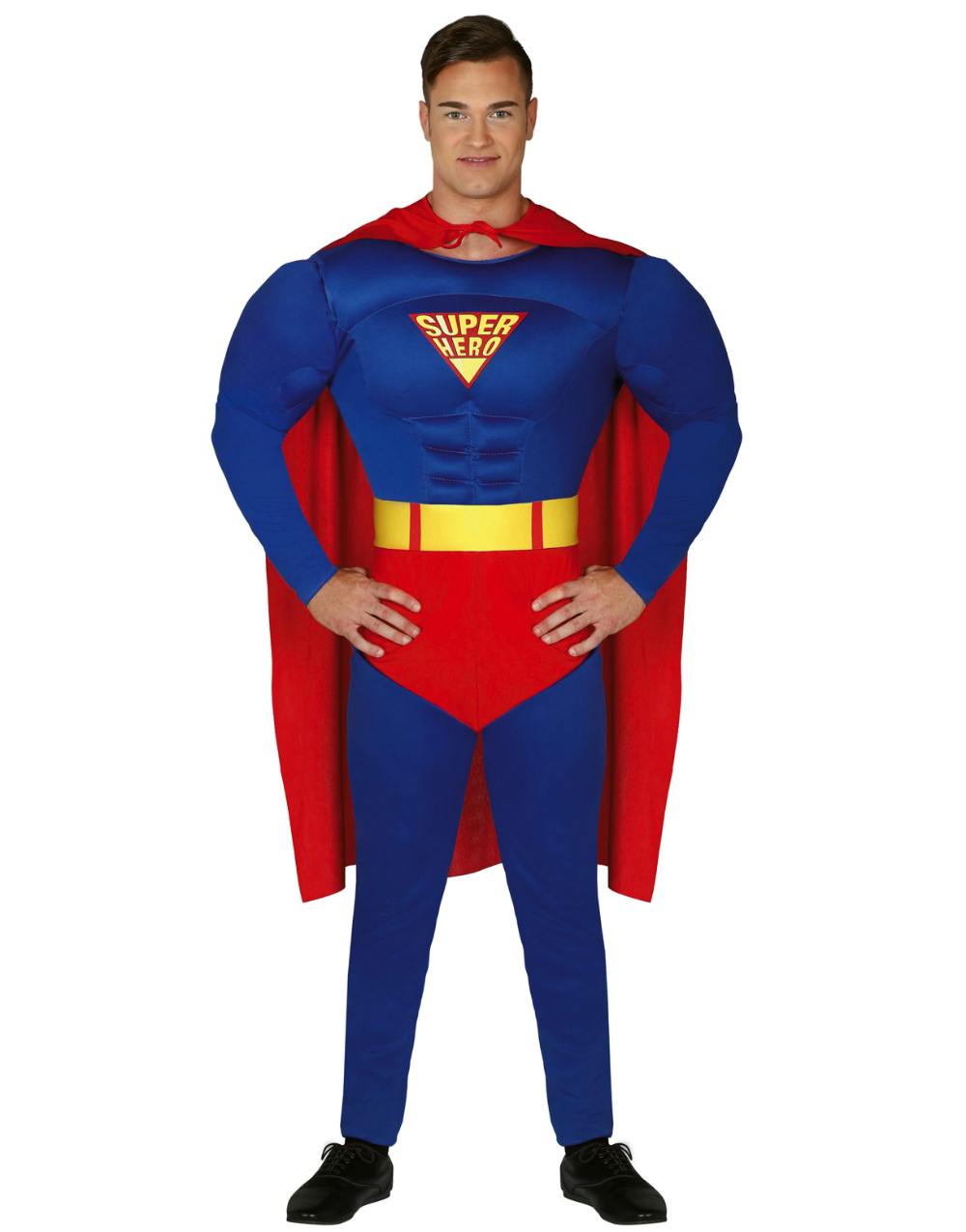 Superman Inspireret Herrekostume - Superhelte & Kostumer efter Tema - Kostumer - KARNEVAL