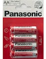 4 stk Panasonic AA Zink Carbon Batterier