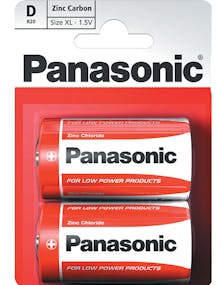 1788134400_82 stk Panasonic D Zink Carbon Batterier