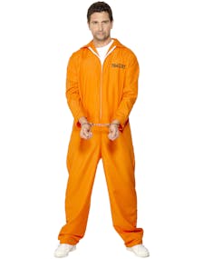 Orange Fång-Jumpsuit till Man