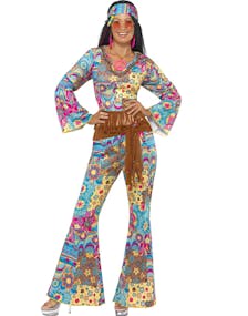 Flower Power Hippie Lady - Kostyme