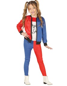 Dangerous Girl - Harley Quinn Inspirert Kostyme til Barn