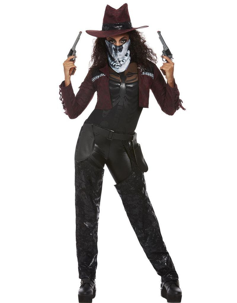 Suri Kemi Barry Deluxe Dark Spirit Western Cowboy Kostume til Dame - Voksenkostumer -  Kostumer efter Tema - Kostumer - KARNEVAL