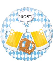 Prost! Oktoberfest Folieballong 43 cm - Bierfest