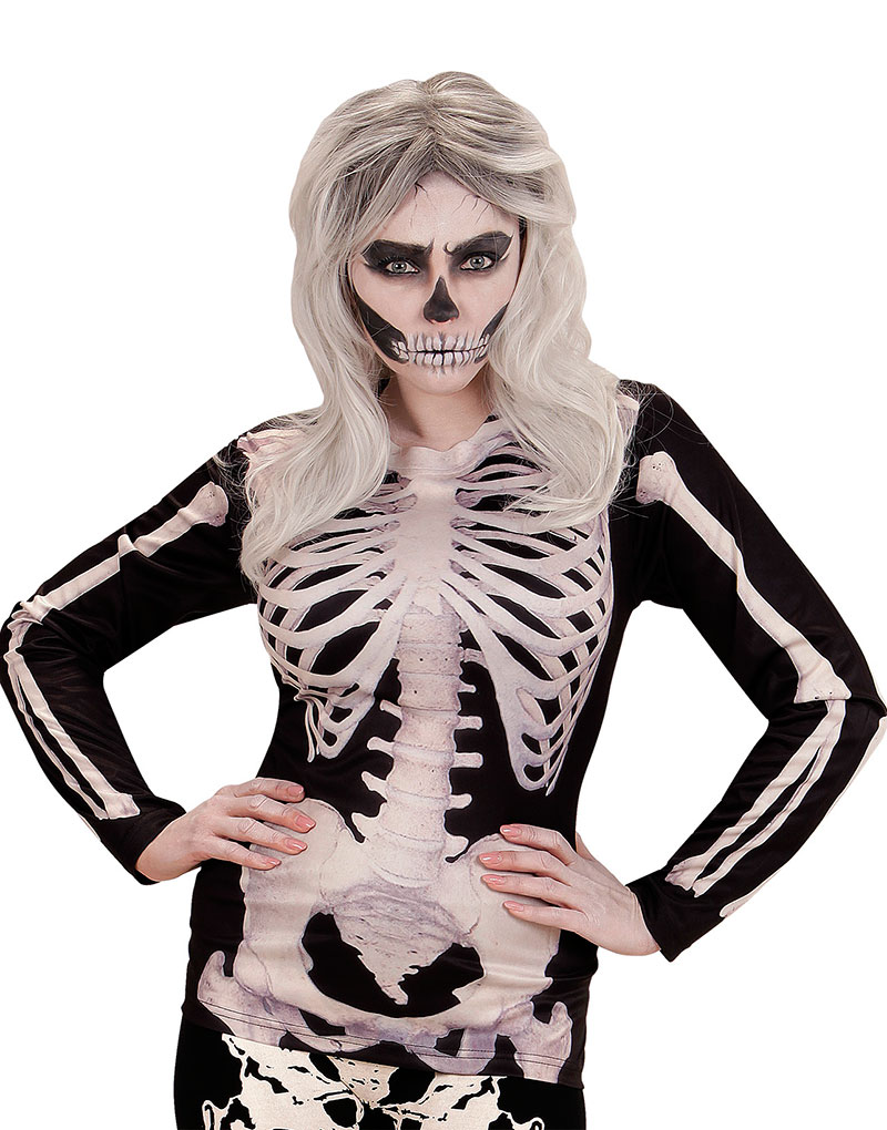 skelett kostym dam