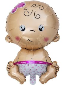 Baby Folieballong - Jente 50x80 cm