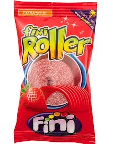 1756598400_11 stk Fini Strawberry Roller Fizz - Rød Vingummi
