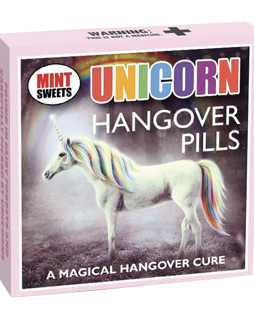 Unicorn Hangover Pills Mintpastiller Morosaker Cool Stuff Tusen Ting