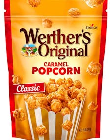 Werthers Original Caramel Popcorn - Popcorn med Karamell 140 gram