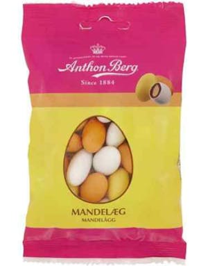 Anthon Berg Mandel-Æg 80 gram Julefavoritter Slik og Chokolade SLIK