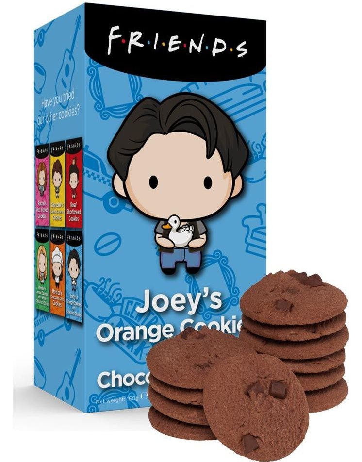 Joey's Orange Cookies with Chocolate Chunks - Friends Kiks gram - Se Vores Slik - Slik og Chokolade - SLIK