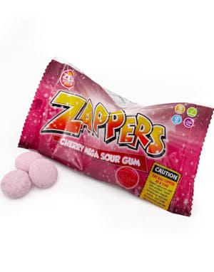 Zed Zappers Cherry Mega Sour Gum - Kæmpesur Tyggegummi - Se Alle Vores Slik - Slik og Chokolade - SLIK